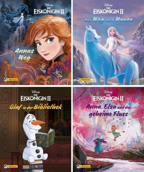 Nelson Mini-Bücher: 4er Disney Die Eiskönigin 2 5-8, Buch
