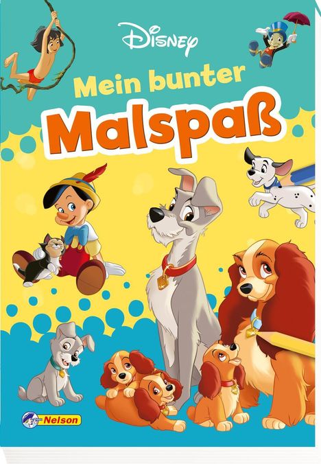 Disney Klassiker: Mein bunter Malspaß, Buch