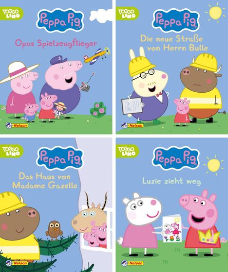 Steffi Korda: Nelson Mini-Bücher: 4er Peppa Pig 17-20, Diverse