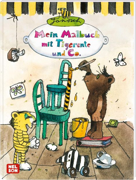 Janosch: Janosch: Mein Malbuch mit Tigerente &amp; Co., Buch