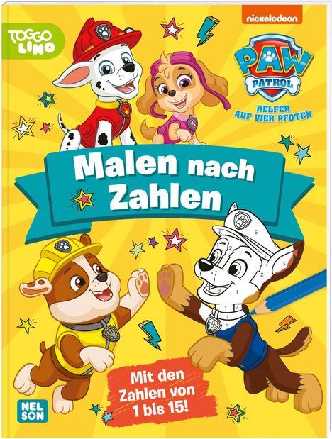 PAW Patrol Kindergartenheft: Malen nach Zahlen, Buch