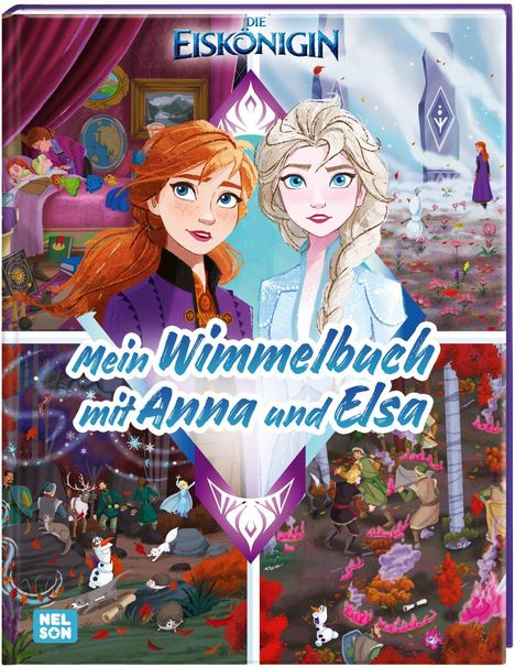 Walt Disney: Disney Die Eiskönigin: Mein Wimmelbuch mit Anna und Elsa, Buch