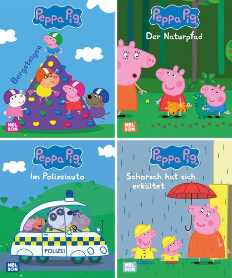 Steffi Korda: Nelson Mini-Bücher: 4er Peppa Pig 25-28, Diverse
