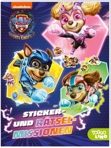 PAW Patrol - Der Mighty Kinofilm: Sticker- und Rätsel-Missionen, Buch