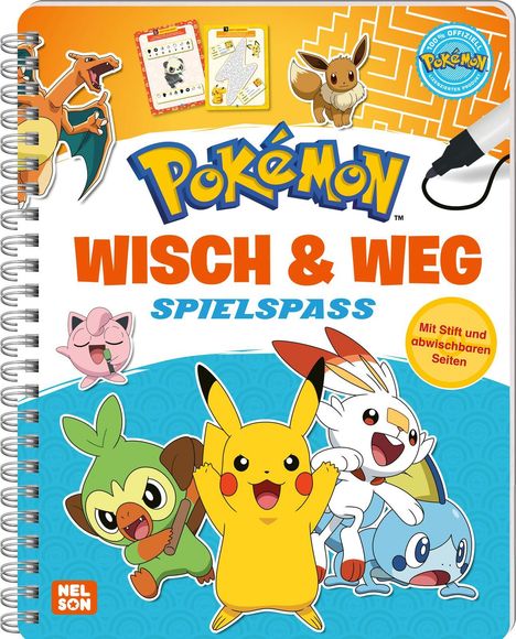 Pokémon Activity-Buch: Wisch &amp; Weg - Spielspaß, Buch