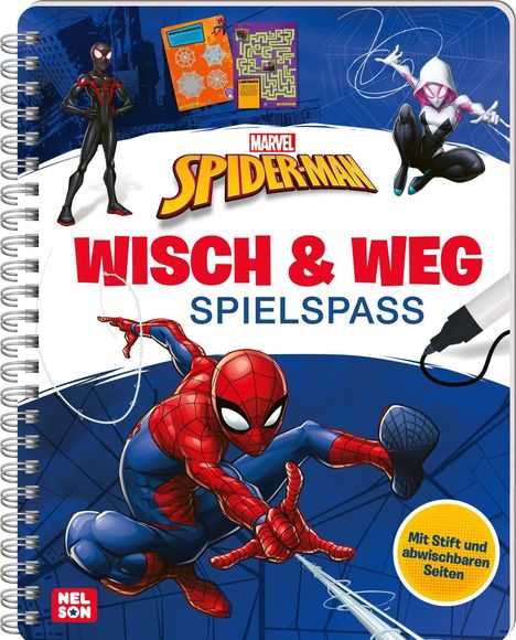 Marvel: Spider-Man Wisch &amp; Weg - Spielspaß, Buch