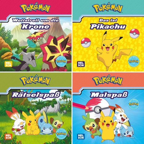 4er-Set Maxi-Mini 39: Pokémon, Diverse