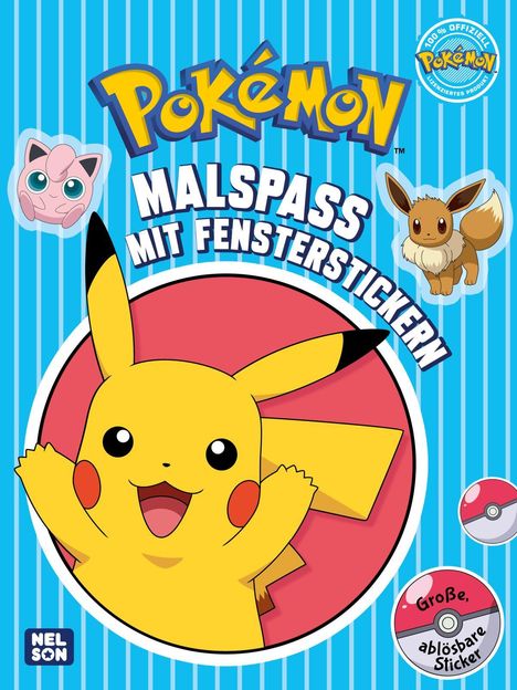 Pokémon Activity-Buch: Malspaß mit Fensterstickern, Buch