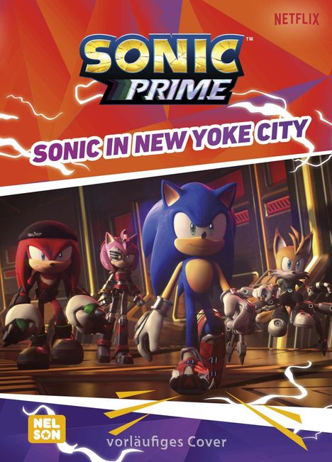 Sonic Prime: Sonic in New Yoke City, Buch