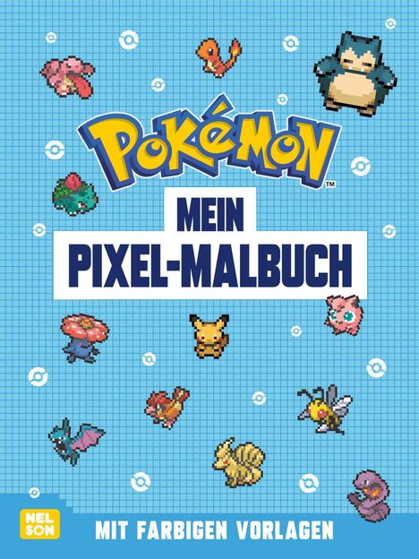 Pokémon Activity-Buch: Mein Pixel-Malbuch, Buch