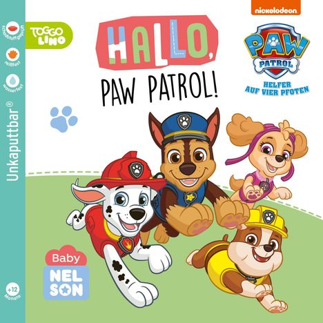 Baby Nelson (unkaputtbar) 2: Hallo, PAW Patrol!, Buch