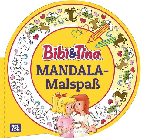 Bibi &amp; Tina: MANDALA-Malspaß, Buch
