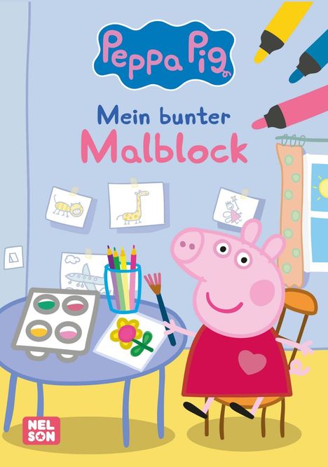 Peppa Wutz Ausmalbilder: Mein bunter Malblock, Buch