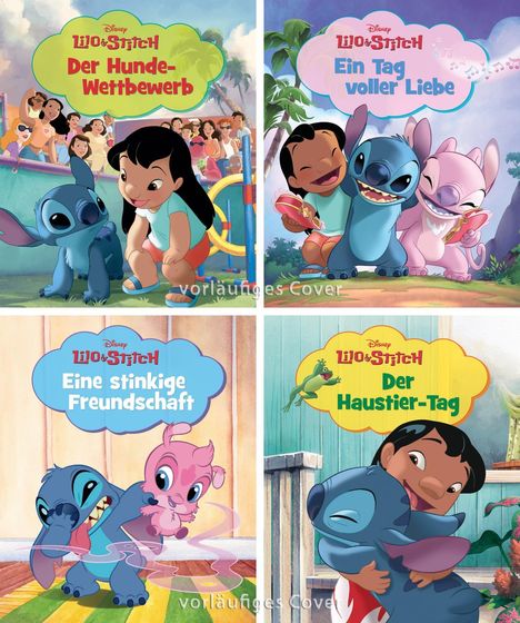 Nelson Mini-Bücher: Disney Lilo &amp; Stitch 1-4, Diverse