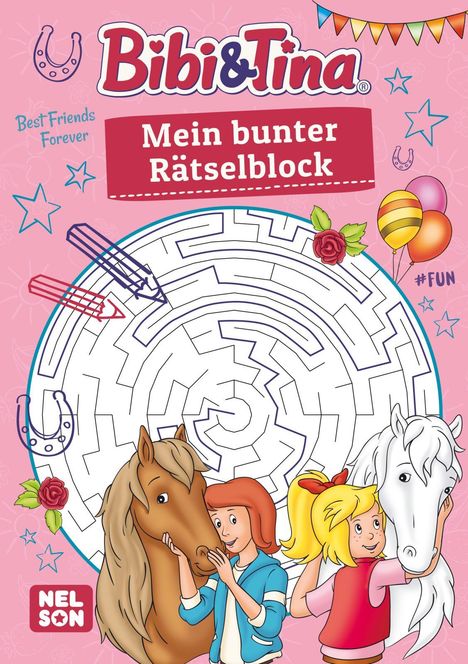 Bibi &amp; Tina: Mein bunter Rätselblock, Buch