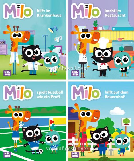 Nelson Mini-Bücher: Milo 1-4, Diverse