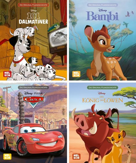 Nelson Mini-Bücher: Disney Filmklassiker 17-20, Diverse