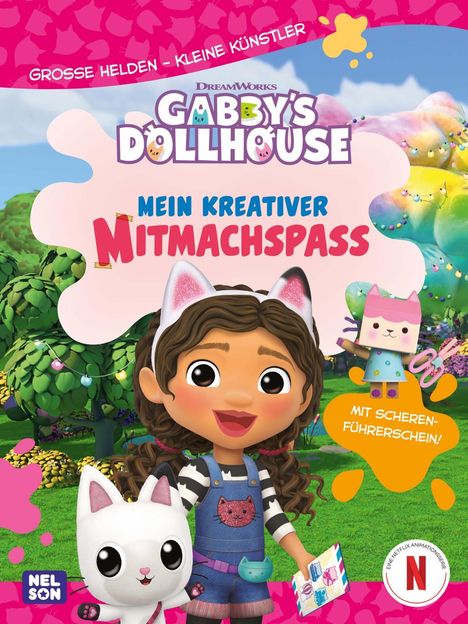 Gabby's Dollhouse: Große Helden - Kleine Künstler: Mein kreativer Mitmachspaß, Buch