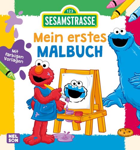 Sesamstraße: Mein erstes Malbuch, Buch