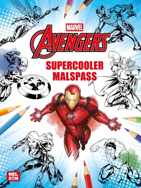 Avengers: Supercooler Malspaß, Buch