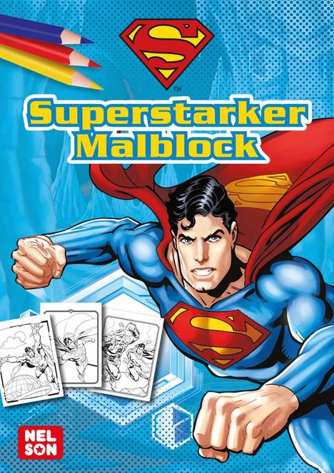 DC Superman: Superstarker Malblock, Buch