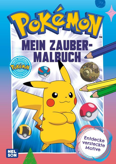 Pokémon Activity-Buch: Mein Zaubermalbuch, Buch