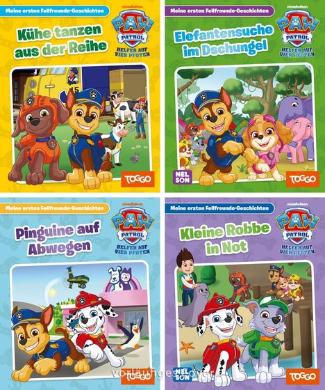 Nelson Mini-Bücher: 4er PAW Patrol 29-32, Buch
