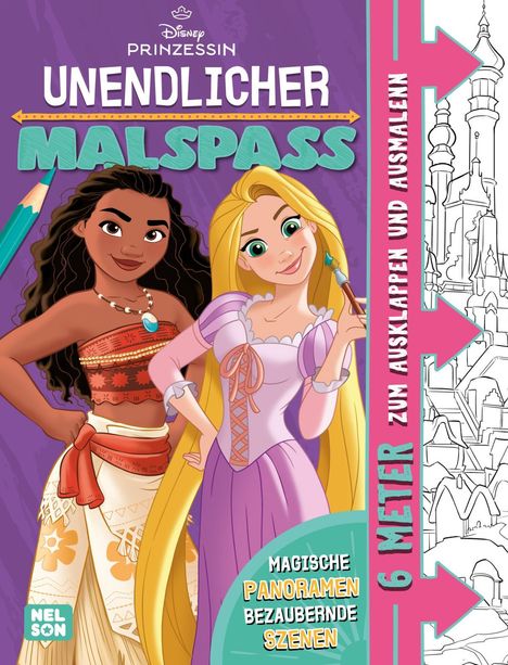 Disney Prinzessin: Unendlicher Malspaß, Buch