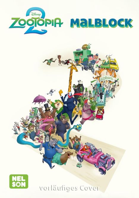 Disney Kreative Beschäftigung: Zoomania 2: Malblock, Buch