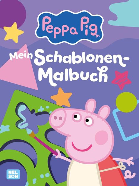 Peppa Wutz Ausmalbilder: Mein Schablonen-Malbuch, Buch