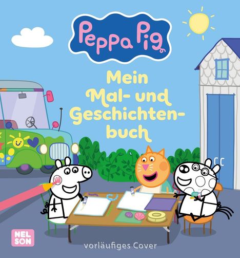 Peppa Wutz Ausmalbilder: Peppa Pig: Mein Mal- und Geschichtenbuch, Buch