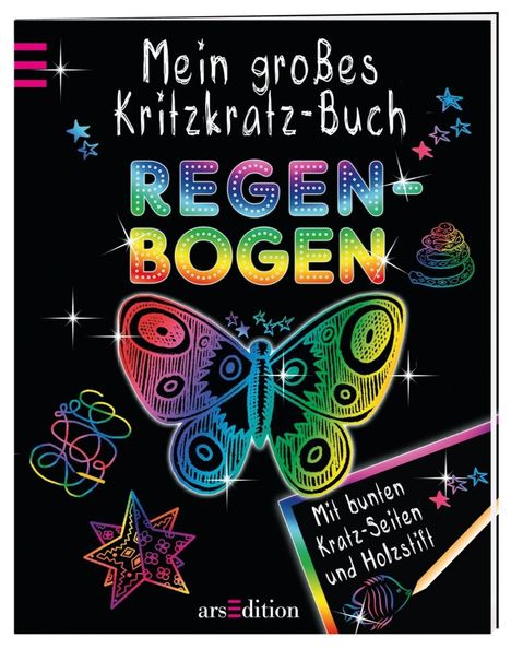 Elizabeth Golding: Golding, E: Mein großes Kritzkratz-Buch Regenbogen, Buch
