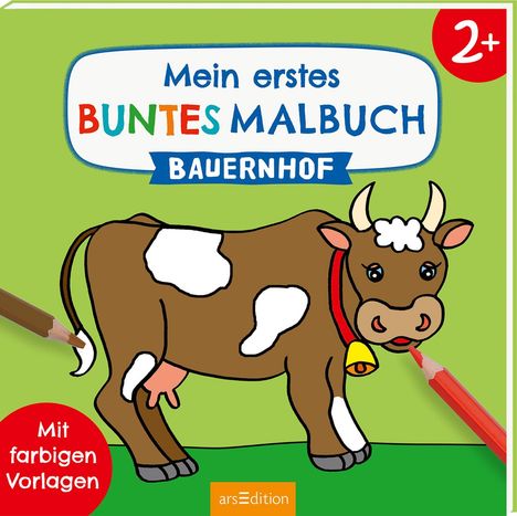 Mein erstes buntes Malbuch Bauernhof, Buch