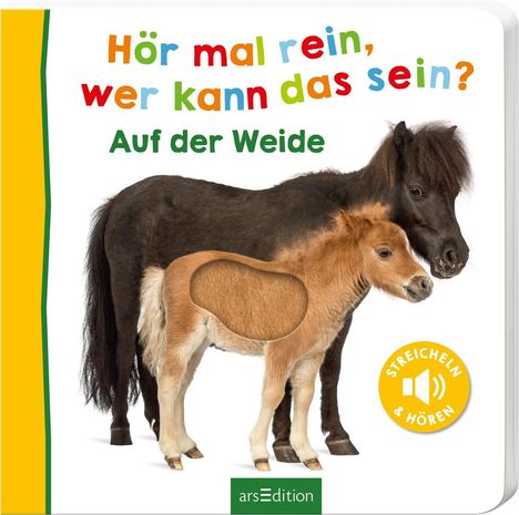 Hör mal rein, wer kann das sein? Auf der Weide, Buch