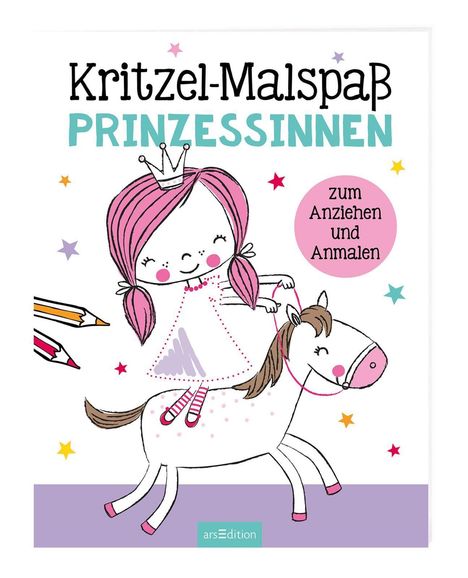 Elizabeth Golding: 50 Prinzessinnen zum Anziehen und Anmalen, Buch