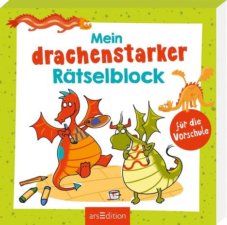 Mein drachenstarker Rätselblock für die Vorschule, Buch