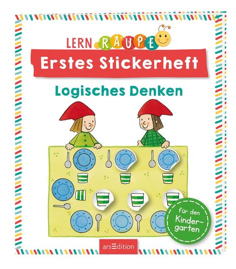 Lernraupe - Erstes Stickerheft - Logisches Denken, Buch