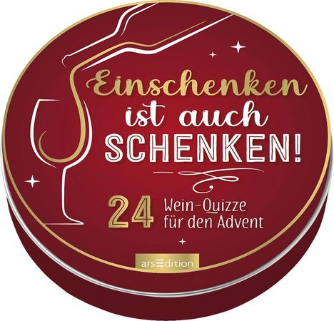 Michael Schweins: Adventskalender in der Dose. Einschenken ist auch schenken!, Buch