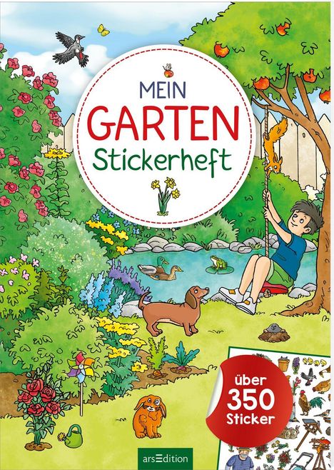 Mein Garten-Stickerheft, Buch