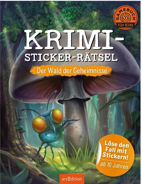 Philip Kiefer: Krimi-Sticker-Rätsel - Der Wald der Geheimnisse, Buch