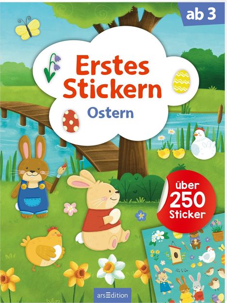 Erstes Stickern - Ostern, Buch