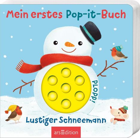 Mein erstes Pop-it-Buch - Lustiger Schneemann, Buch