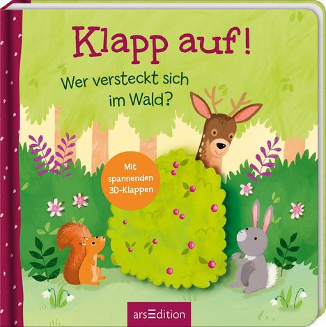 Elena Bruns: Klapp auf! Wer versteckt sich im Wald?, Buch