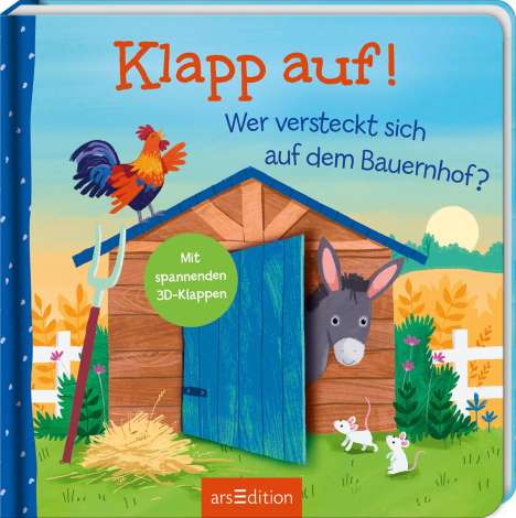 Elena Bruns: Klapp auf! Wer versteckt sich auf dem Bauernhof?, Buch