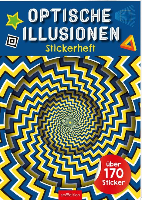 Optische Illusionen Stickerheft, Buch