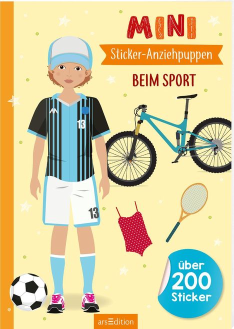 Mini-Sticker-Anziehpuppen - Beim Sport, Buch