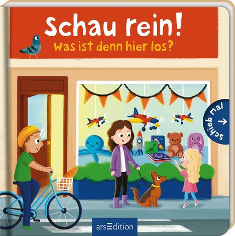 Schau rein! Was ist denn hier los?, Buch