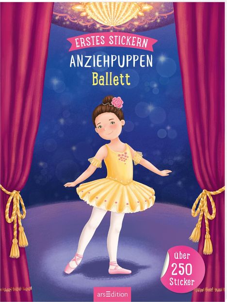 Erstes Stickern Anziehpuppen - Ballett, Buch