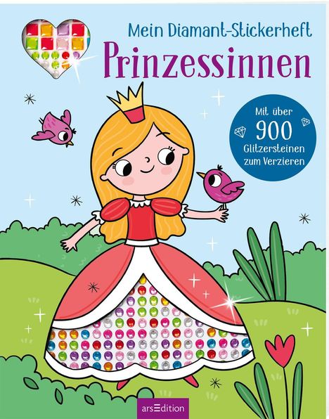 Mein Diamant-Stickerheft - Prinzessinnen, Buch