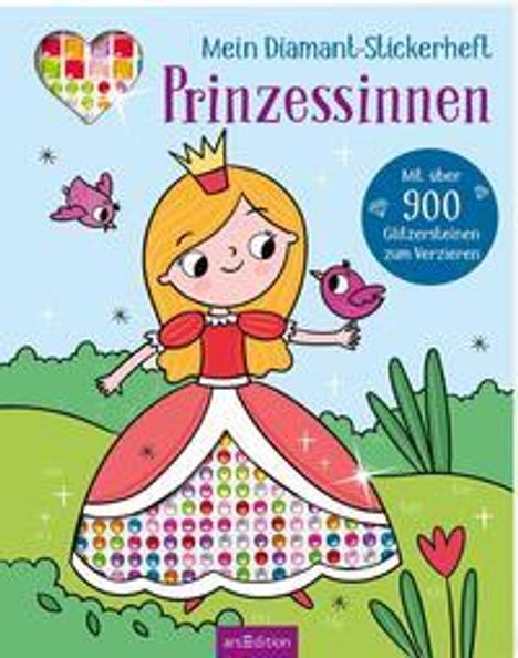 Mein Diamant-Stickerheft - Prinzessinnen, Buch